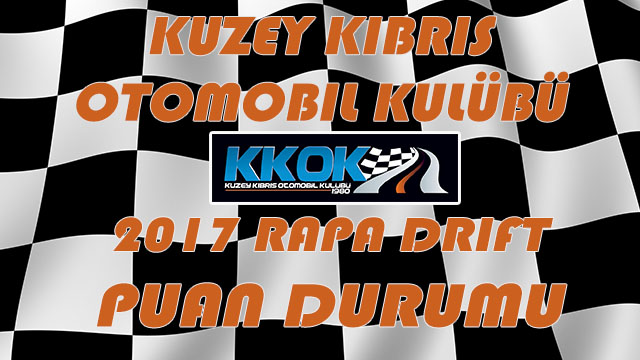 Photo of KKTC 2017 Rapa Drift Şampiyonası Puan Durumu