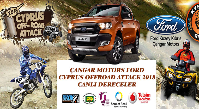 Photo of Çangar Motors Ford Cyprus Offroad Attack 2018-Canlı Dereceler