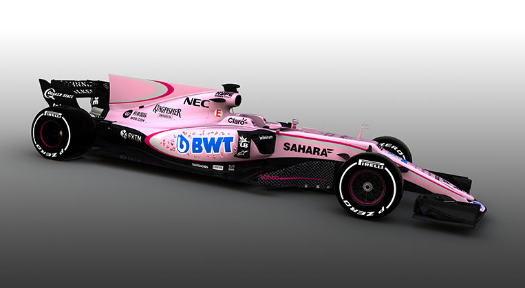 Photo of Force India, yeni sponsoru ile pembe oldu