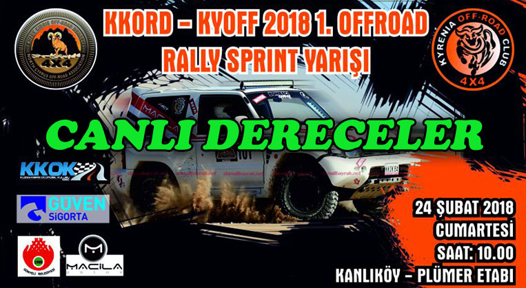Photo of 2018-1.Offroad Rally-Sprint Canlı Dereceler