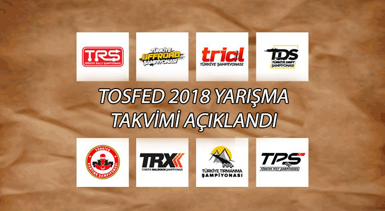 Photo of 2018 Yarışma Takvimi Açıklandı