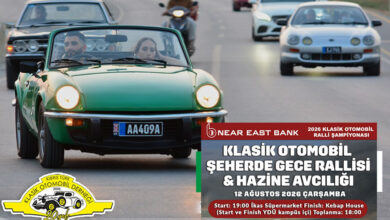 Photo of Near East Bank Şeherde Gece Rallisi yapılıyor